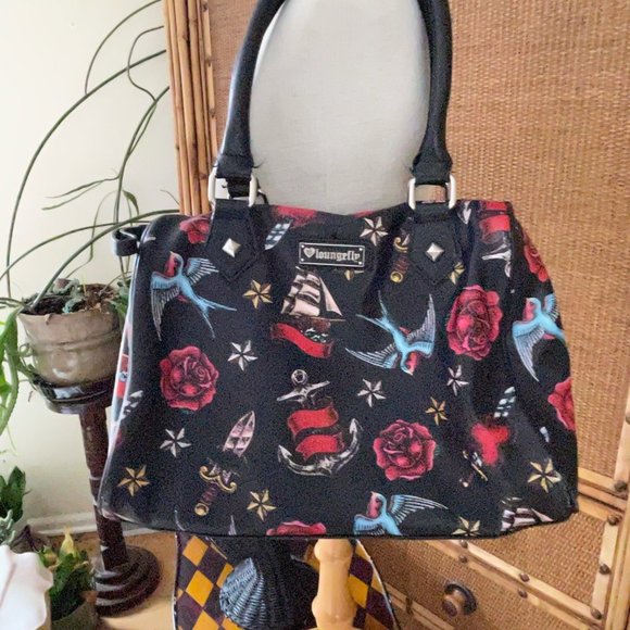 Loungefly Handbags - Loungefly Handbag Tattoos Black